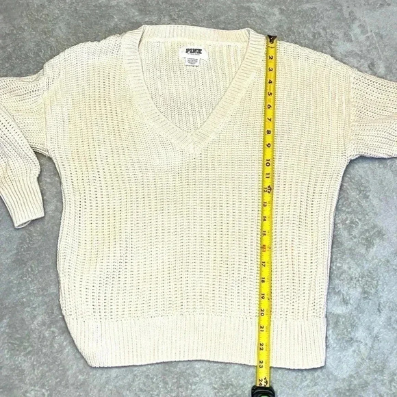 Victoria's Secret Pink V-neck shaker knit sweater Small - Picture 9 of 11
